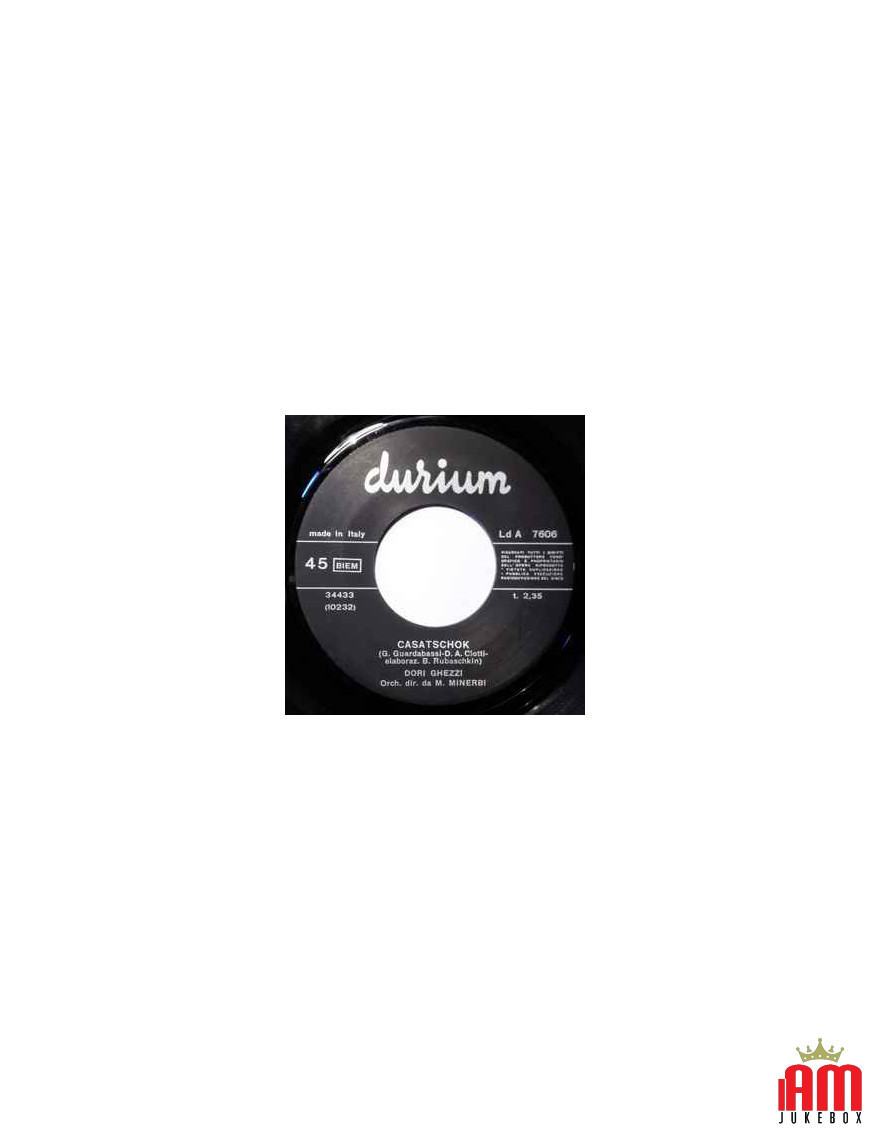 Casatschok [Dori Ghezzi] - Vinyle 7", 45 tours [product.brand] 1 - Shop I'm Jukebox 