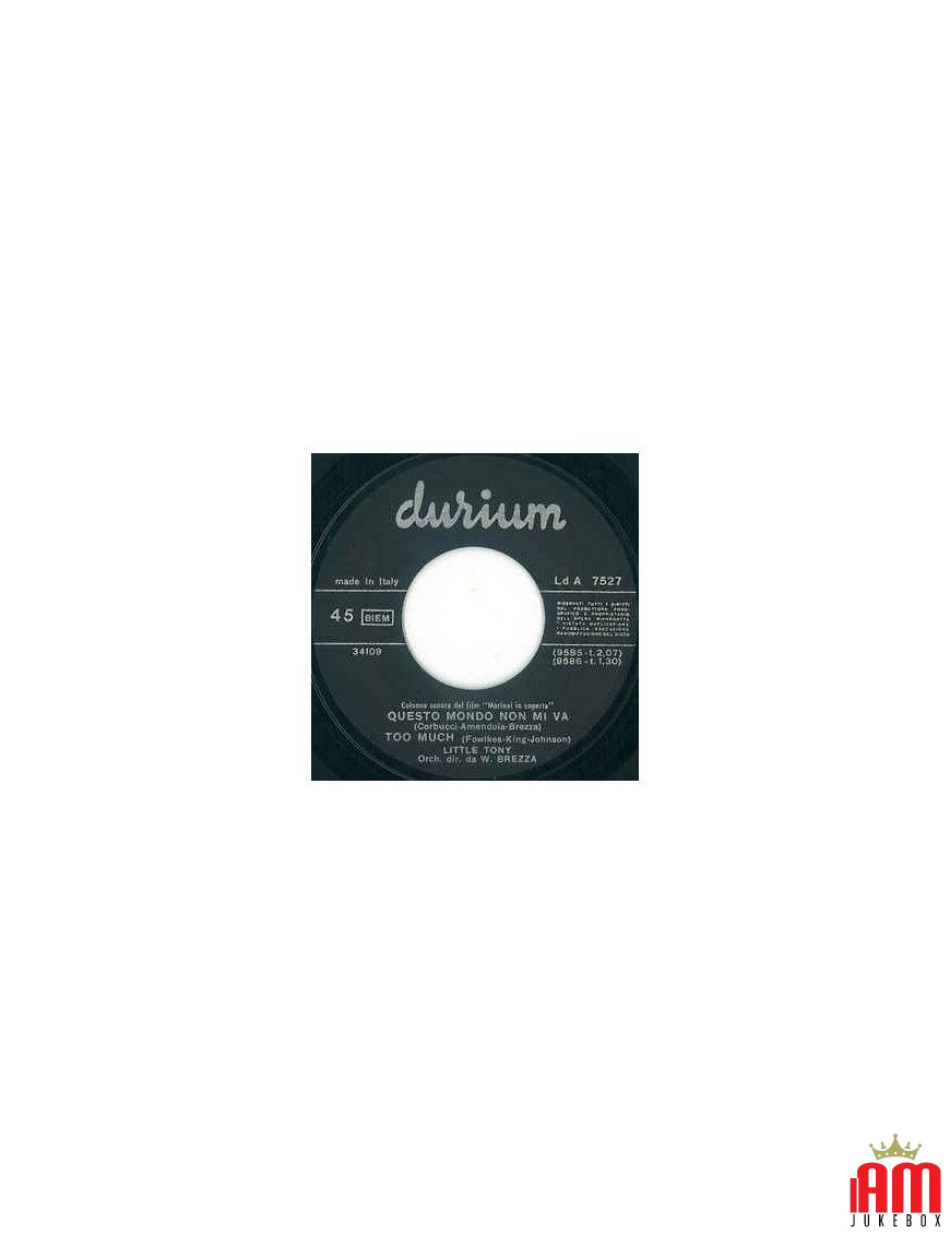 The Sailor's Song [Little Tony] - Vinyl 7", 45 RPM, EP [product.brand] 1 - Shop I'm Jukebox 