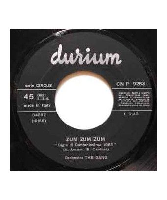 Zum Zum Zum Don Cin Bum [The Gang (13)] – Vinyl 7", 45 RPM, Single [product.brand] 1 - Shop I'm Jukebox 