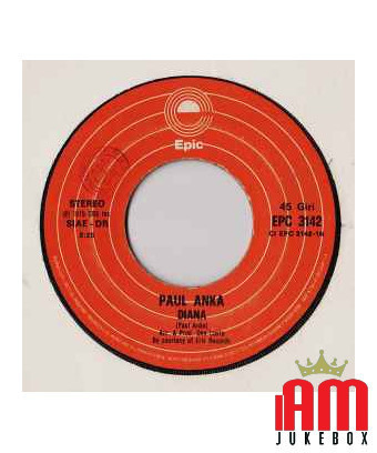 Diana [Paul Anka] - Vinyle 7", 45 tours, stéréo [product.brand] 1 - Shop I'm Jukebox 