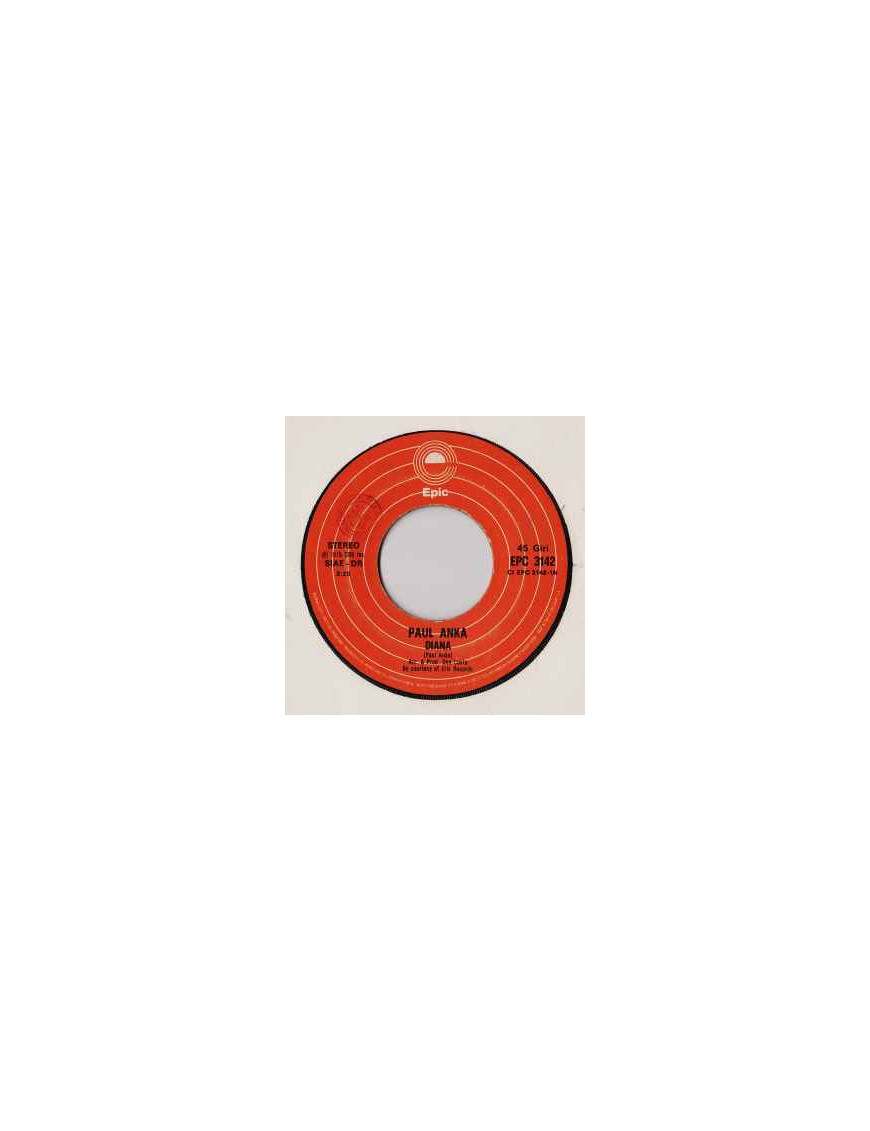 Diana [Paul Anka] – Vinyl 7", 45 RPM, Stereo [product.brand] 1 - Shop I'm Jukebox 