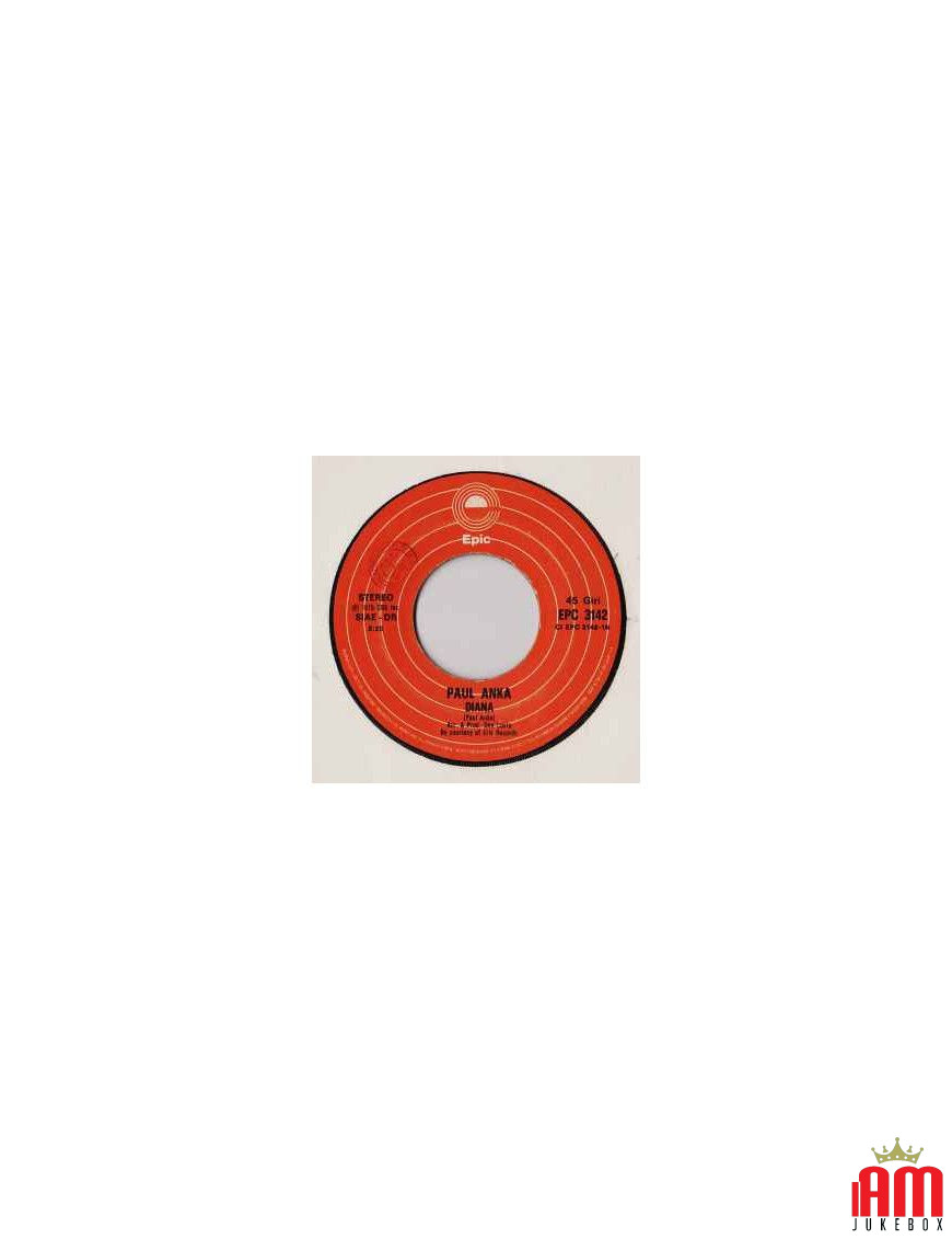 Diana [Paul Anka] - Vinyle 7", 45 tours, stéréo [product.brand] 1 - Shop I'm Jukebox 