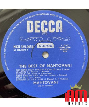 Box set Mantovani And His Orchestra – The Best Of Mantovani [product.brand] 1 - Shop I'm Jukebox 