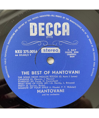 Cofanetto Mantovani And His Orchestra – The Best Of Mantovani