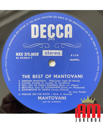 Mantovani et son orchestre – Coffret Le meilleur de Mantovani