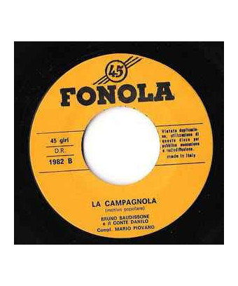 La Campagnola Dammi Un Riccio [Bruno Baudissone,...] - Vinyl 7", 45 RPM [product.brand] 1 - Shop I'm Jukebox 