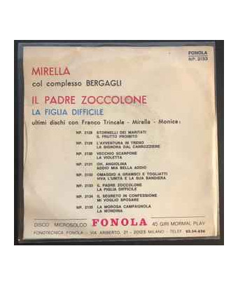 Il Padre Zoccolone [Mirella,...] – Vinyl 7", 45 RPM [product.brand] 1 - Shop I'm Jukebox 