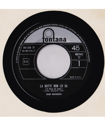 Rosa D'Atene   La Notte Non Lo Sa  [Nana Mouskouri] - Vinyl 7", 45 RPM, Mono