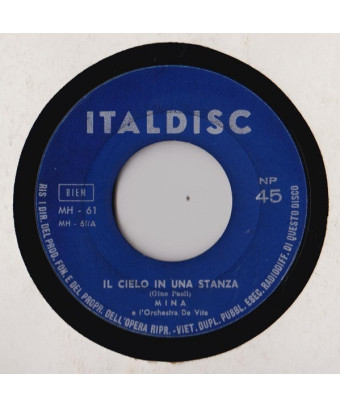 Il Cielo In Una Stanza   La Notte [Mina (3)] - Vinyl 7", 45 RPM
