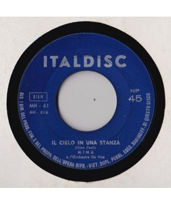 The Sky In A Room At Night [Mina (3)] - Vinyl 7", 45 RPM [product.brand] 1 - Shop I'm Jukebox 