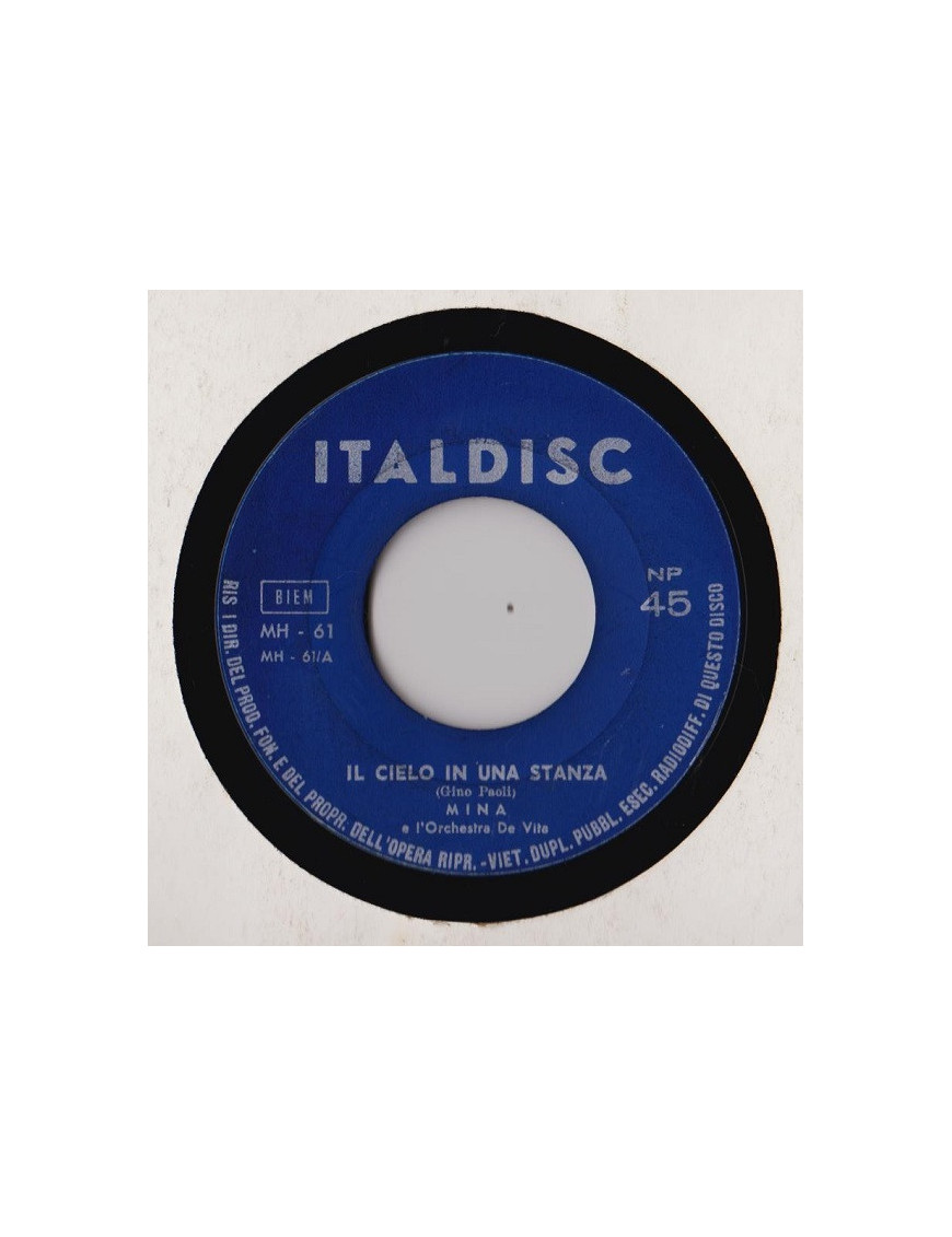 Il Cielo In Una Stanza   La Notte [Mina (3)] - Vinyl 7", 45 RPM