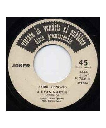 Mephisto A Dean Martin [The Diabolic Soul Invention,...] - Vinyle 7", Promo [product.brand] 1 - Shop I'm Jukebox 