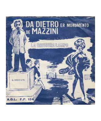 From Behind Er Monumento De Mazzini [Cesare Della Garbatella] – Vinyl 7", 45 RPM [product.brand] 1 - Shop I'm Jukebox 