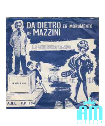 From Behind Er Monumento De Mazzini [Cesare Della Garbatella] - Vinyl 7", 45 RPM [product.brand] 1 - Shop I'm Jukebox 