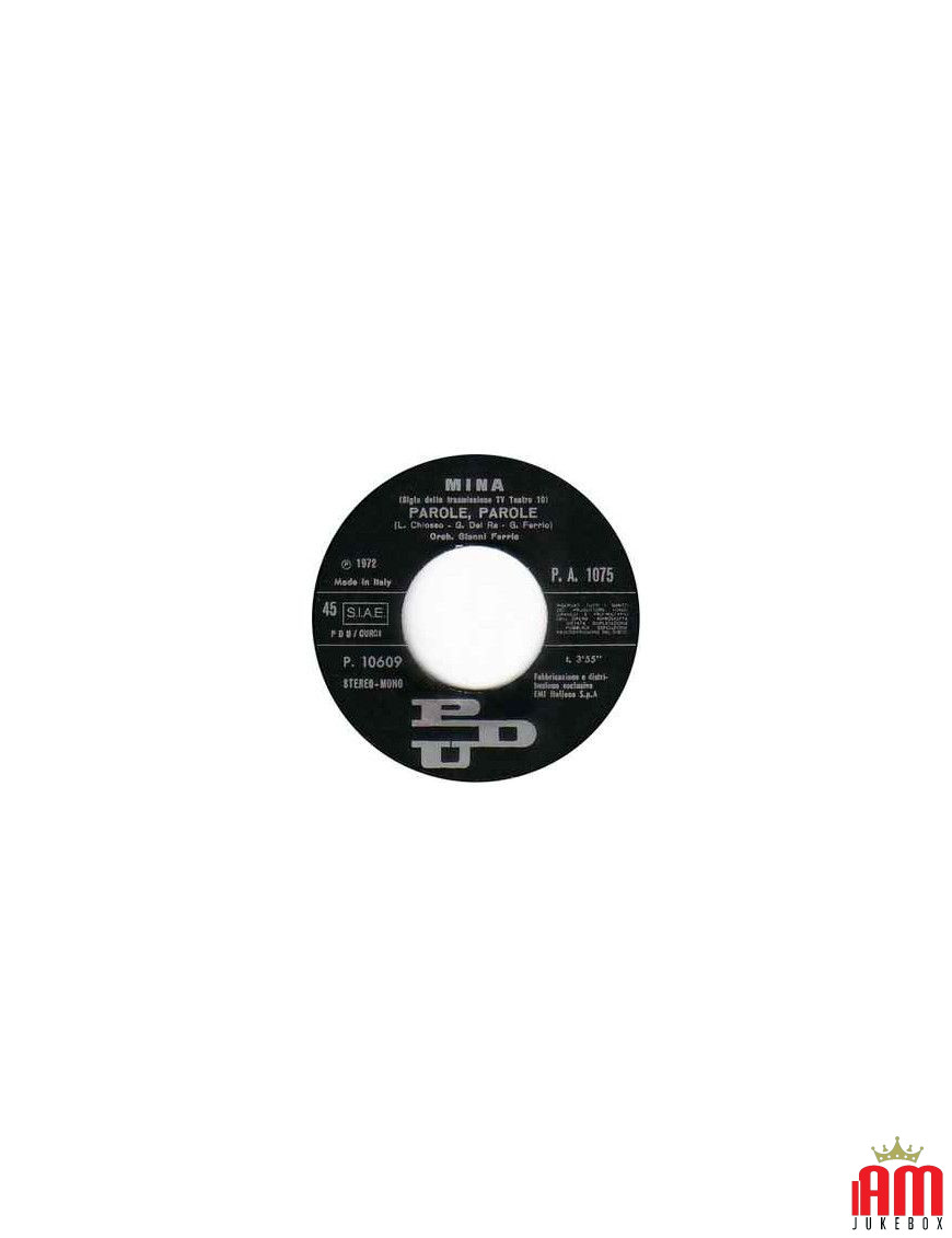 Mots - Mots [Mina (3),...] - Vinyle 7", 45 RPM [product.brand] 1 - Shop I'm Jukebox 