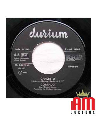 Carletto [Corrado Mantoni] - Vinyle 7", 45 tours [product.brand] 1 - Shop I'm Jukebox 