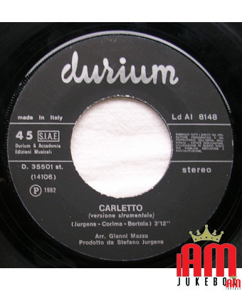 Carletto [Corrado Mantoni] - Vinyle 7", 45 tours [product.brand] 1 - Shop I'm Jukebox 