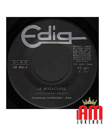 La Bersagliera La Gelataia [Complesso Castellina-Pasi,...] – Vinyl 7", 45 RPM [product.brand] 1 - Shop I'm Jukebox 