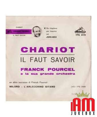 Chariot Il Faut Savoir [Franck Pourcel Et Son Grand Orchestre] – Vinyl 7", 45 RPM [product.brand] 1 - Shop I'm Jukebox 