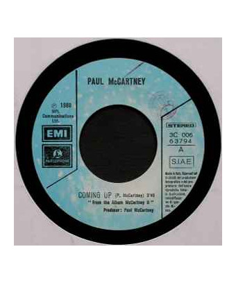 Coming Up [Paul McCartney] - Vinyl 7", 45 RPM [product.brand] 1 - Shop I'm Jukebox 
