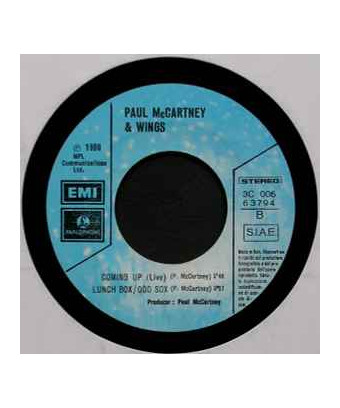 Coming Up [Paul McCartney] - Vinyl 7", 45 RPM