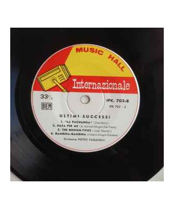 Ultimi Successi [Piero Paganelli Et Son Orchestre] - Vinyl 7", 33 ? RPM, EP
