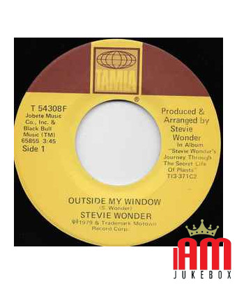 Dehors ma fenêtre, même vieille histoire [Stevie Wonder] - Vinyle 7", 45 tours