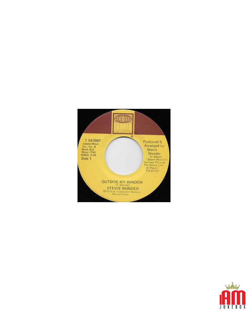 Outside My Window Same Old Story [Stevie Wonder] - Vinyl 7", 45 RPM [product.brand] 1 - Shop I'm Jukebox 