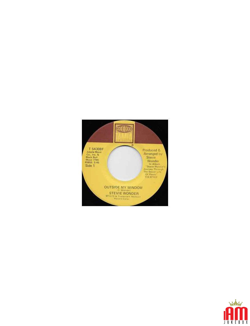 Dehors ma fenêtre, même vieille histoire [Stevie Wonder] - Vinyle 7", 45 tours [product.brand] 1 - Shop I'm Jukebox 