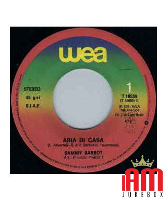 Aria Di Casa [Sammy Barbot] – Vinyl 7", 45 RPM, Stereo [product.brand] 1 - Shop I'm Jukebox 