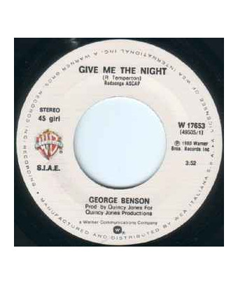 Give Me The Night [George Benson] - Vinyl 7", 45 RPM [product.brand] 1 - Shop I'm Jukebox 