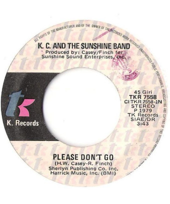 Please Don't Go [KC & The Sunshine Band] – Vinyl 7", 45 RPM [product.brand] 1 - Shop I'm Jukebox 