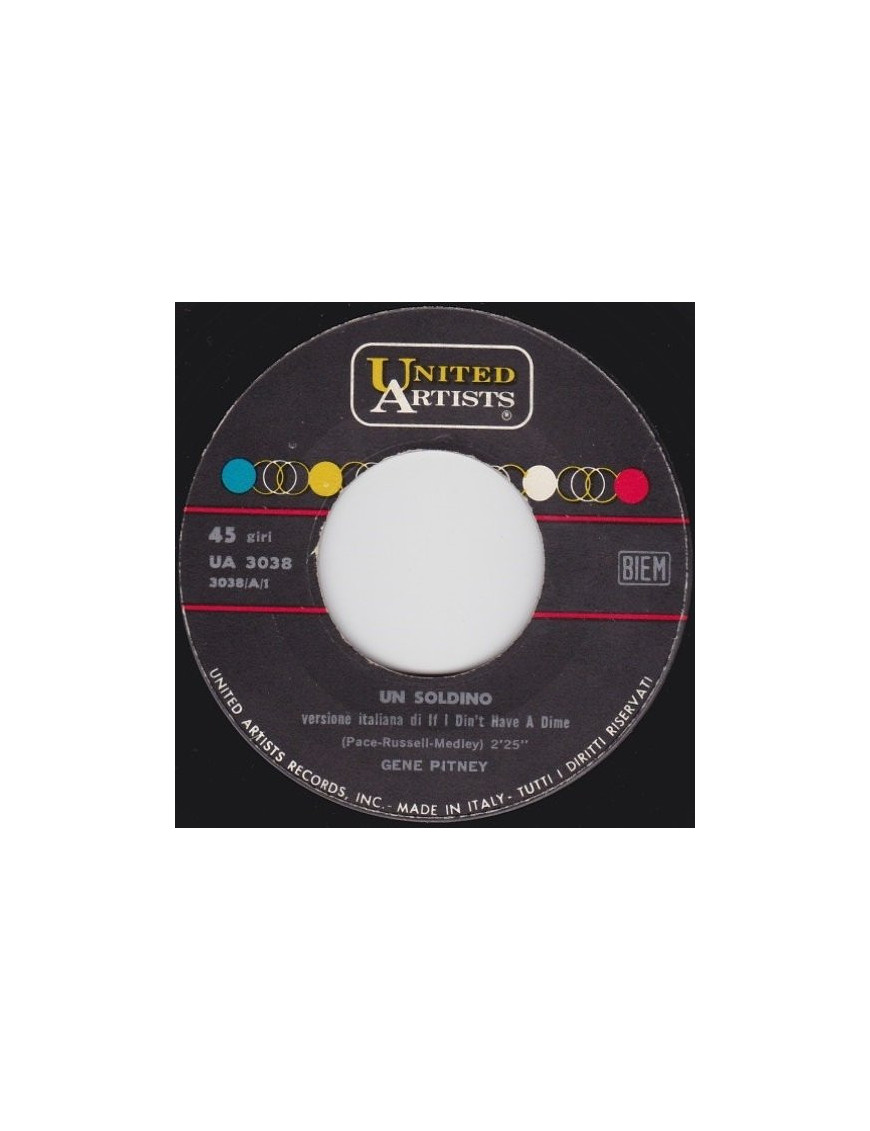 3 Canzoni [Gene Pitney] - Vinyl 7", EP, 45 RPM
