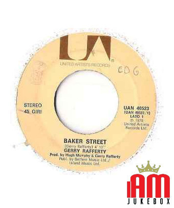 Baker Street [Gerry Rafferty] - Vinyl 7", 45 RPM [product.brand] 1 - Shop I'm Jukebox 