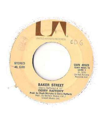 Baker Street [Gerry Rafferty] – Vinyl 7", 45 RPM [product.brand] 1 - Shop I'm Jukebox 