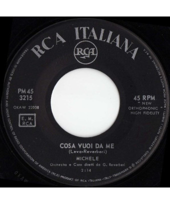 Se Mi Vuoi Lasciare [Michele (6)] - Vinyl 7", 45 RPM, Mono