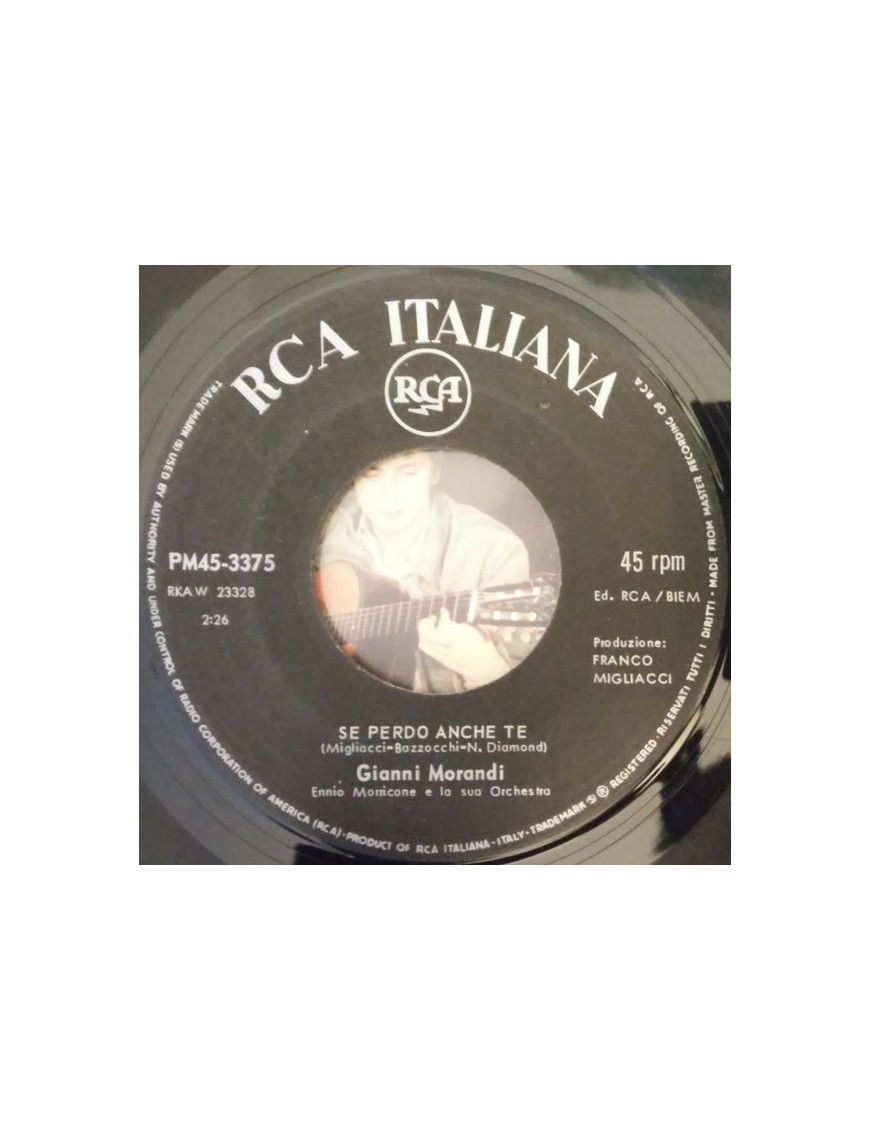 C'Era Un Ragazzo Che Come Me Amava I Beatles E I Rolling Stones   Se Perdo Anche Te [Gianni Morandi] - Vinyl 7", 45 RPM