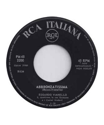 Abbronzatissima [Edoardo Vianello] – Vinyl 7", 45 RPM, Mono [product.brand] 1 - Shop I'm Jukebox 