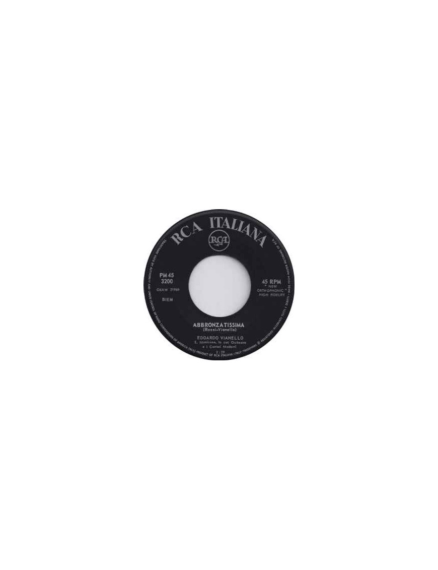 Abbronzatissima [Edoardo Vianello] - Vinyl 7", 45 RPM, Mono