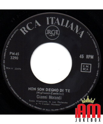 Ich bin deiner nicht würdig [Gianni Morandi] – Vinyl 7", 45 RPM, Mono [product.brand] 1 - Shop I'm Jukebox 