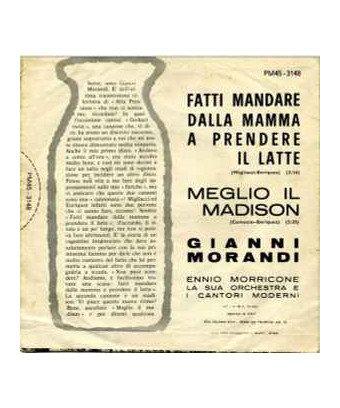 Fatti Mandare Dalla Mamma A Prendere Il Latte   Meglio Il Madison [Gianni Morandi] - Vinyl 7", 45 RPM, Mono