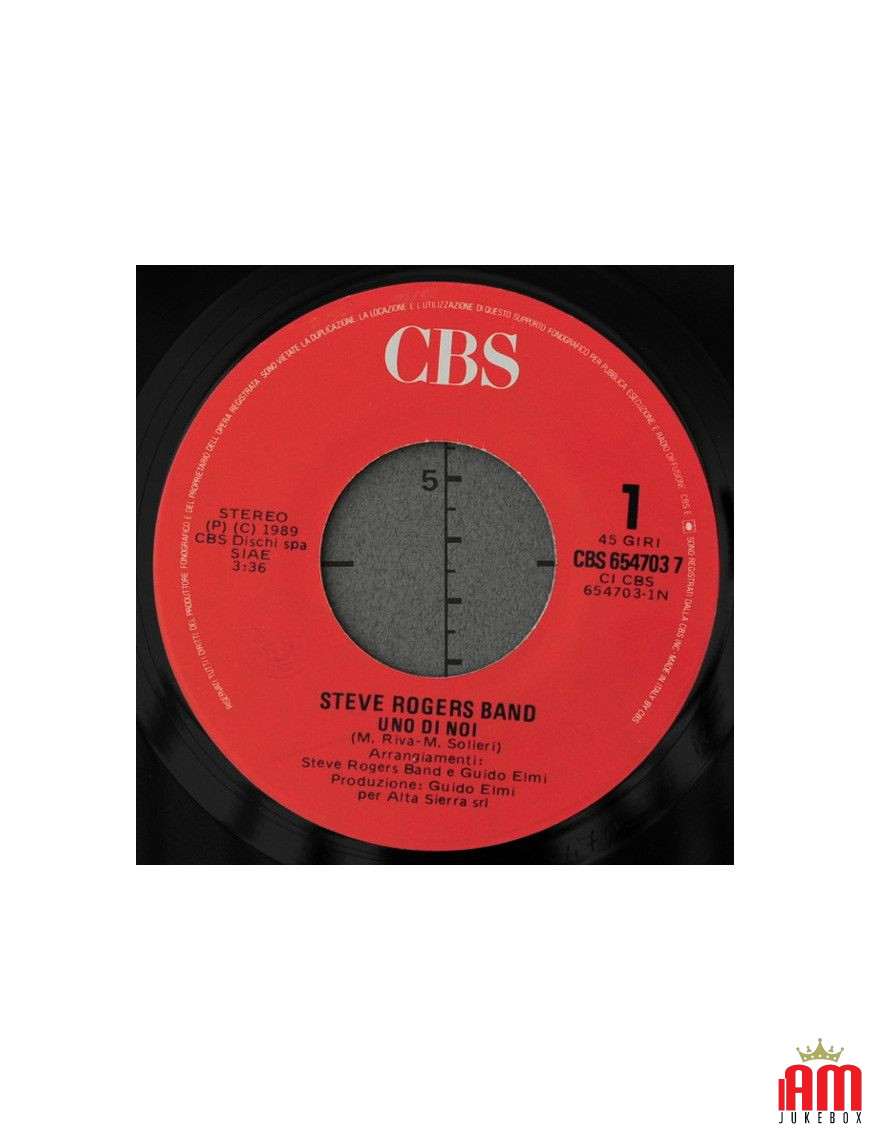 One Of Us [Steve Rogers Band] - Vinyl 7", 45 RPM [product.brand] 1 - Shop I'm Jukebox 