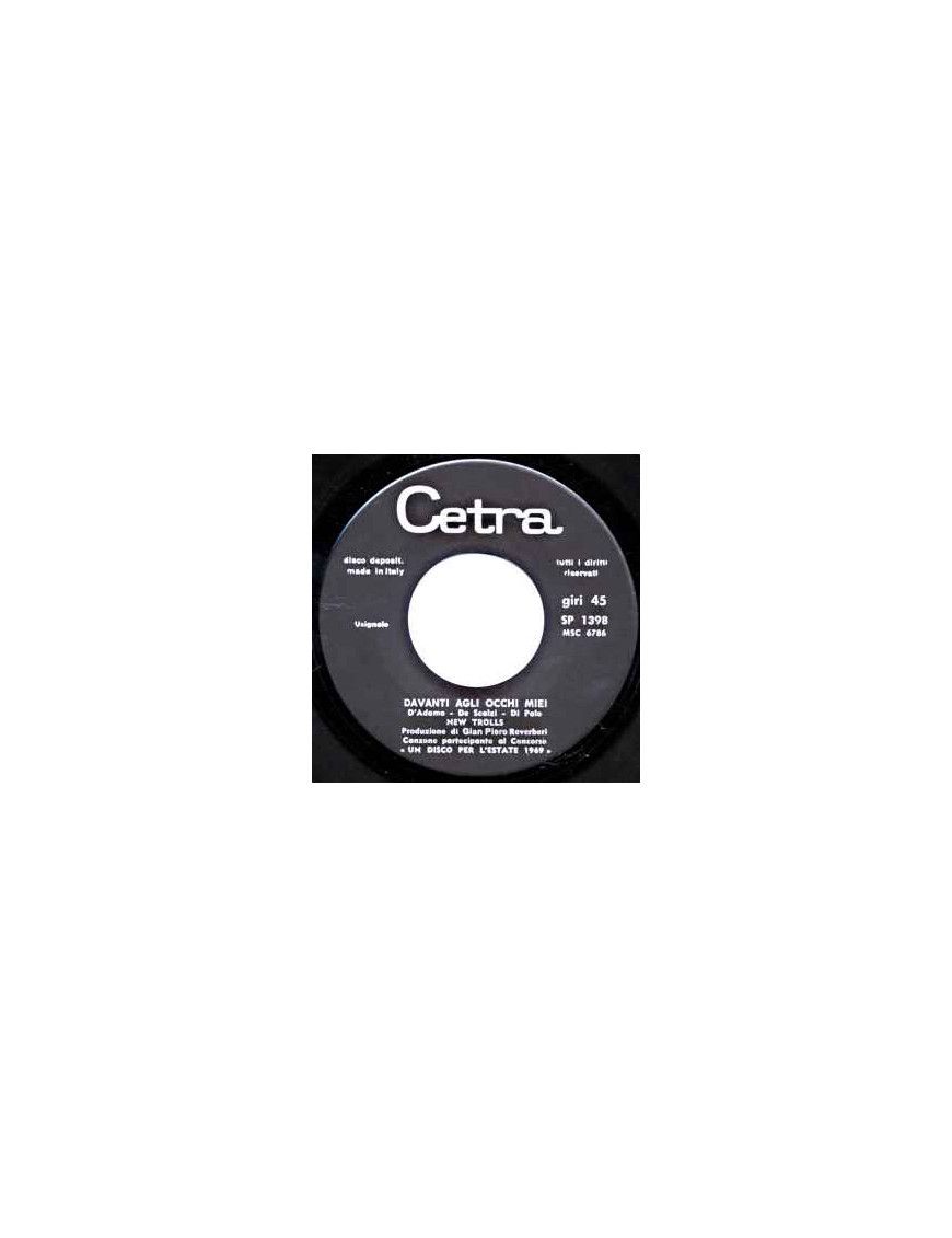 In Front of My Eyes [New Trolls] - Vinyl 7", 45 RPM [product.brand] 1 - Shop I'm Jukebox 