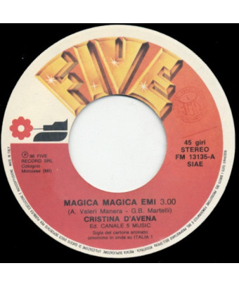 Magica, Magica Emi   Holly E Benji Due Fuoriclasse [Cristina D'Avena,...] - Vinyl 7", 45 RPM