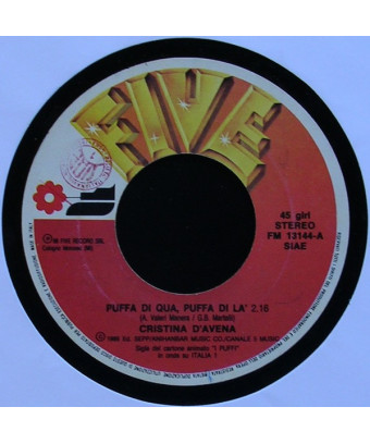Puffa Di Qua, Puffa Di Là [Cristina D'Avena] – Vinyl 7", 45 RPM [product.brand] 1 - Shop I'm Jukebox 