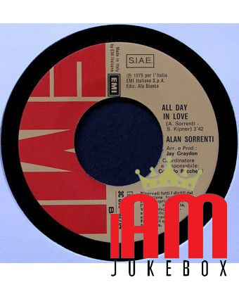 You Are The Only Woman For Me [Alan Sorrenti] - Vinyl 7", 45 RPM, Single, Stereo [product.brand] 1 - Shop I'm Jukebox 