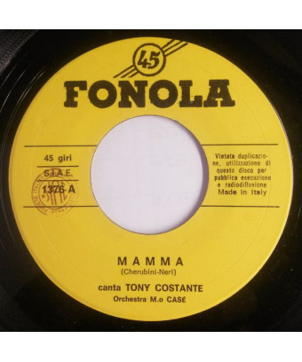Mamma   Scrivimi [Tony Costante] - Vinyl 7", 45 RPM