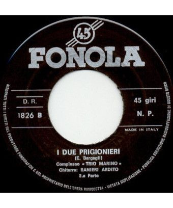 I Due Prigionieri [Mirella] - Vinyl 7", 45 RPM [product.brand] 1 - Shop I'm Jukebox 