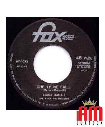 Aber wie läuft es? [Luisa Casali] – Vinyl 7", 45 RPM, Single [product.brand] 1 - Shop I'm Jukebox 