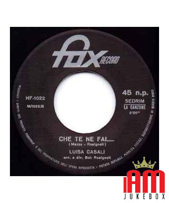 Ma Comme Va? [Luisa Casali] - Vinyl 7", 45 RPM, Single [product.brand] 1 - Shop I'm Jukebox 